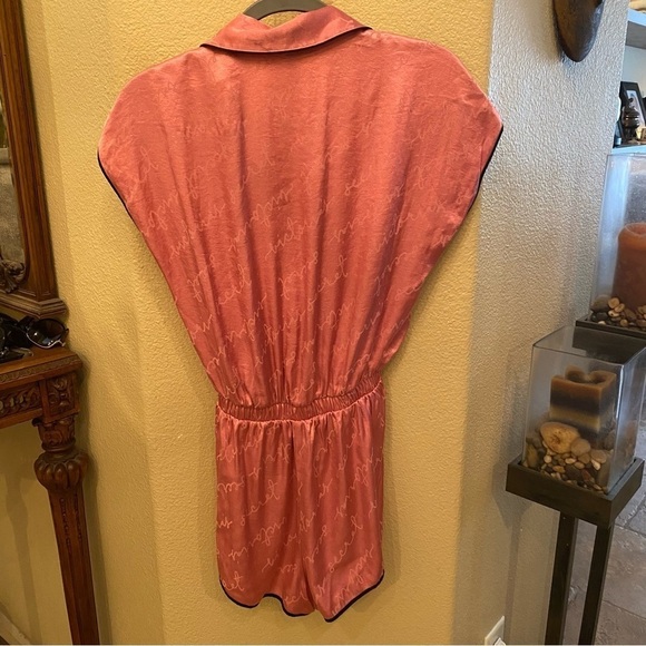 VICTORIA’S SECRET Women Pink All Over Print Sleepwear Romper Size Small - Picture 4 of 9